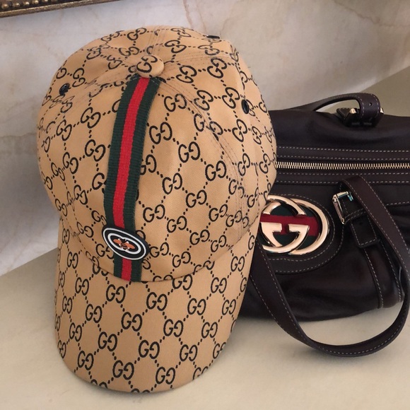 NWOT Logo (Beige) G baseball cap with house brand Bee - Picture 3 of 16